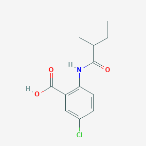 5-chloro-2-[(2-methylbutanoyl)amino]benzoic acid