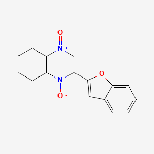 2-(1-benzofuran-2-yl)-4a,5,6,7,8,8a-hexahydroquinoxaline 1,4-dioxide