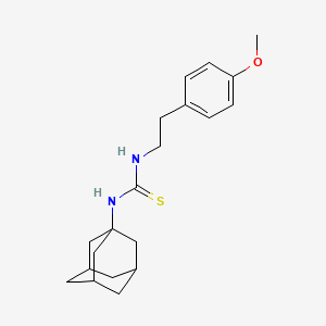 molecular formula C20H28N2OS B4164010 N-1-adamantyl-N'-[2-(4-methoxyphenyl)ethyl]thiourea 