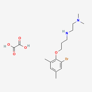 molecular formula C17H27BrN2O5 B4164050 N'-[3-(2-bromo-4,6-dimethylphenoxy)propyl]-N,N-dimethyl-1,2-ethanediamine oxalate 