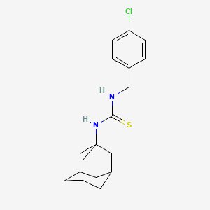 molecular formula C18H23ClN2S B4164089 N-1-adamantyl-N'-(4-chlorobenzyl)thiourea 
