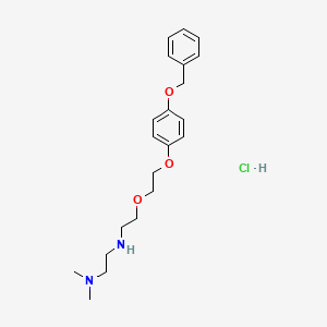 N'-(2-{2-[4-(benzyloxy)phenoxy]ethoxy}ethyl)-N,N-dimethyl-1,2-ethanediamine hydrochloride
