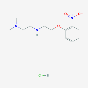 N,N-dimethyl-N'-[2-(5-methyl-2-nitrophenoxy)ethyl]-1,2-ethanediamine hydrochloride