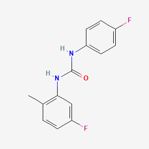 N-(5-fluoro-2-methylphenyl)-N'-(4-fluorophenyl)urea