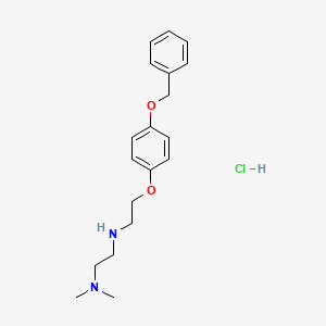 N'-{2-[4-(benzyloxy)phenoxy]ethyl}-N,N-dimethyl-1,2-ethanediamine hydrochloride