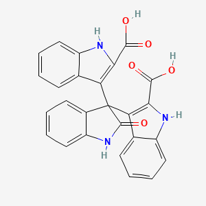 2'-oxo-1',2'-dihydro-1H,1''H-3,3':3',3''-terindole-2,2''-dicarboxylic acid