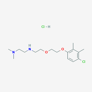 molecular formula C16H28Cl2N2O2 B4164251 N'-{2-[2-(4-chloro-2,3-dimethylphenoxy)ethoxy]ethyl}-N,N-dimethyl-1,2-ethanediamine hydrochloride 