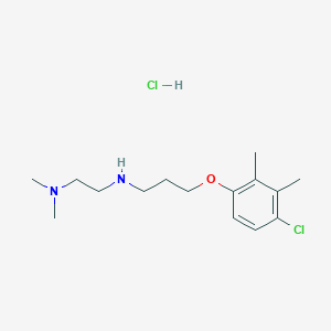 molecular formula C15H26Cl2N2O B4164253 N'-[3-(4-chloro-2,3-dimethylphenoxy)propyl]-N,N-dimethyl-1,2-ethanediamine hydrochloride 