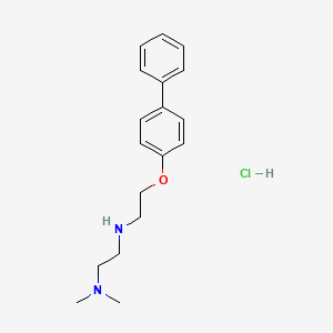 N'-[2-(4-biphenylyloxy)ethyl]-N,N-dimethyl-1,2-ethanediamine hydrochloride