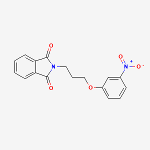 molecular formula C17H14N2O5 B4164347 2-[3-(3-nitrophenoxy)propyl]-1H-isoindole-1,3(2H)-dione 