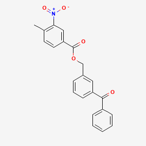 3-benzoylbenzyl 4-methyl-3-nitrobenzoate