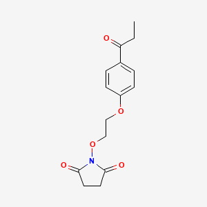 1-[2-(4-propionylphenoxy)ethoxy]-2,5-pyrrolidinedione