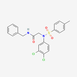 N~1~-benzyl-N~2~-(3,4-dichlorophenyl)-N~2~-[(4-methylphenyl)sulfonyl]glycinamide