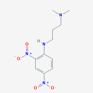 molecular formula C11H16N4O4 B416456 N'-(2,4-Dinitro-phenyl)-N,N-dimethyl-propane-1,3-diamine 