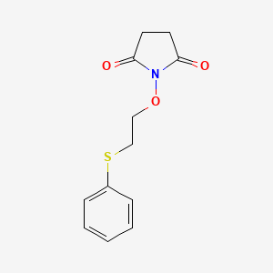 1-[2-(phenylthio)ethoxy]-2,5-pyrrolidinedione