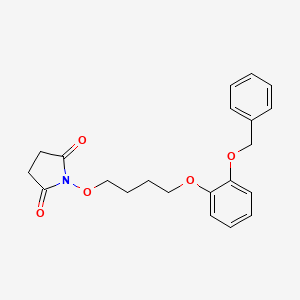 1-{4-[2-(benzyloxy)phenoxy]butoxy}-2,5-pyrrolidinedione