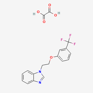 1-{2-[3-(trifluoromethyl)phenoxy]ethyl}-1H-benzimidazole oxalate