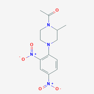 1-[4-(2,4-Dinitrophenyl)-2-methylpiperazin-1-yl]ethanone