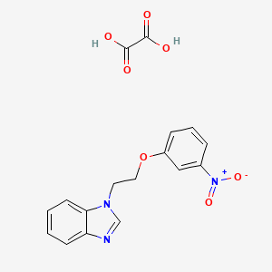 1-[2-(3-nitrophenoxy)ethyl]-1H-benzimidazole oxalate