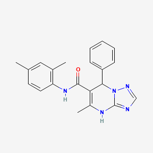 N-(2,4-dimethylphenyl)-5-methyl-7-phenyl-4,7-dihydro[1,2,4]triazolo[1,5-a]pyrimidine-6-carboxamide