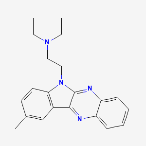 molecular formula C21H24N4 B4164815 N,N-diethyl-2-(9-methyl-6H-indolo[2,3-b]quinoxalin-6-yl)ethanamine 
