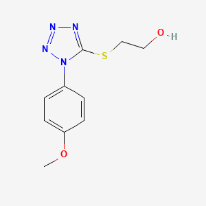 2-{[1-(4-methoxyphenyl)-1H-tetrazol-5-yl]thio}ethanol