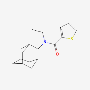 molecular formula C17H23NOS B4165042 N-2-adamantyl-N-ethyl-2-thiophenecarboxamide 