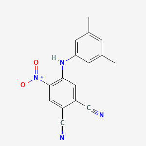 4-[(3,5-dimethylphenyl)amino]-5-nitrophthalonitrile