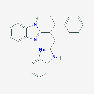 molecular formula C24H22N4 B416522 2-[1-(1H-benzimidazol-2-ylmethyl)-2-phenylpropyl]-1H-benzimidazole 