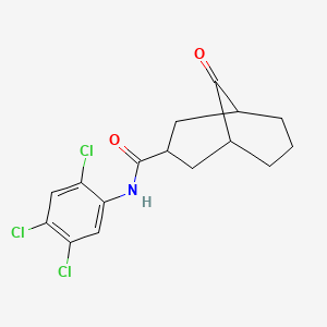 9-oxo-N-(2,4,5-trichlorophenyl)bicyclo[3.3.1]nonane-3-carboxamide