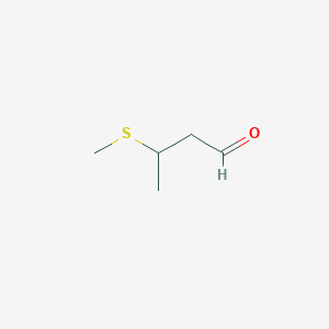 molecular formula C5H10OS B041657 3-(メチルチオ)ブタナール CAS No. 16630-52-7