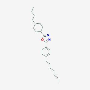 2-(4-Butylcyclohexyl)-5-(4-heptylphenyl)-1,3,4-oxadiazole