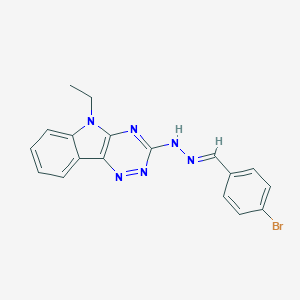 4-bromobenzaldehyde (5-ethyl-5H-[1,2,4]triazino[5,6-b]indol-3-yl)hydrazone