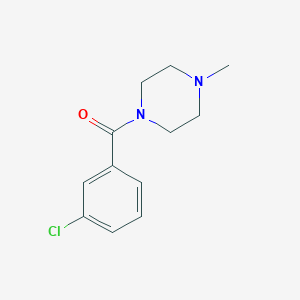 molecular formula C12H15ClN2O B416599 1-(3-Chlorobenzoyl)-4-methylpiperazine CAS No. 333767-14-9