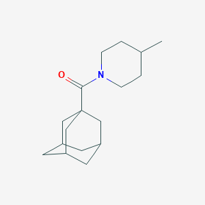 molecular formula C17H27NO B416604 1-(1-Adamantylcarbonyl)-4-methylpiperidine 