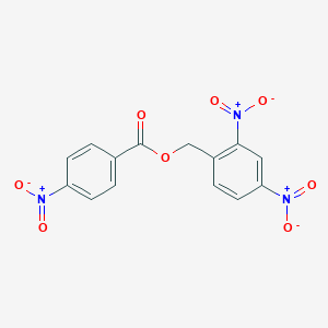 molecular formula C14H9N3O8 B416606 2,4-Bisnitrobenzyl 4-nitrobenzoate 