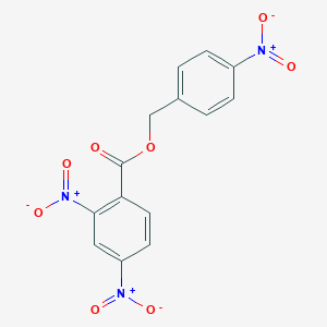 molecular formula C14H9N3O8 B416607 4-Nitrobenzyl 2,4-dinitrobenzoate 