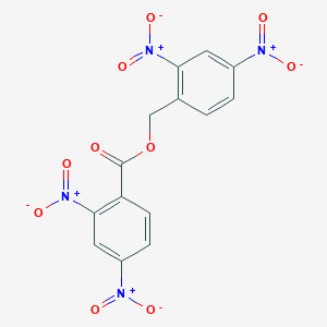 molecular formula C14H8N4O10 B416609 2,4-Dinitrobenzyl 2,4-dinitrobenzoate 