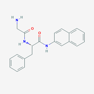 molecular formula C21H21N3O2 B041663 甘氨酰-L-苯丙氨酸 2-萘酰胺 CAS No. 21438-66-4