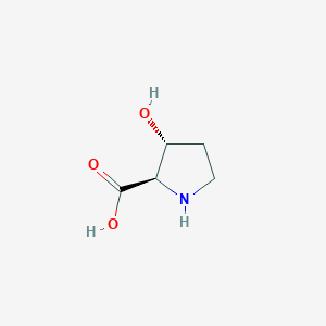 molecular formula C5H9NO3 B041664 (2R,3R)-3-羟基吡咯烷-2-羧酸 CAS No. 119677-21-3