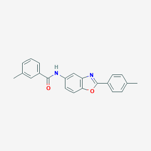 3-methyl-N-[2-(4-methylphenyl)-1,3-benzoxazol-5-yl]benzamide