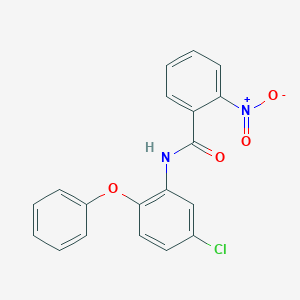 molecular formula C19H13ClN2O4 B4166517 N-(5-chloro-2-phenoxyphenyl)-2-nitrobenzamide 