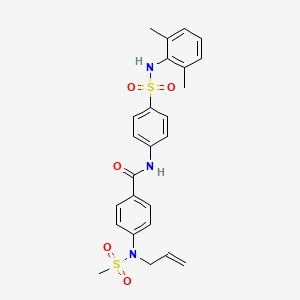 4-[allyl(methylsulfonyl)amino]-N-(4-{[(2,6-dimethylphenyl)amino]sulfonyl}phenyl)benzamide
