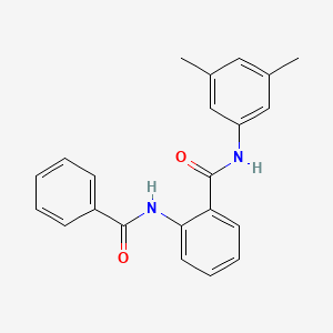 molecular formula C22H20N2O2 B4167079 2-(benzoylamino)-N-(3,5-dimethylphenyl)benzamide 