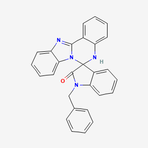 1'-benzyl-5H-spiro[benzimidazo[1,2-c]quinazoline-6,3'-indol]-2'(1'H)-one