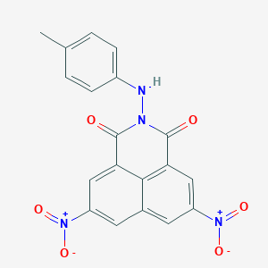 5,8-bisnitro-2-(4-toluidino)-1H-benzo[de]isoquinoline-1,3(2H)-dione