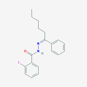 2-Iodo-benzoic acid (1-phenyl-hexylidene)-hydrazide
