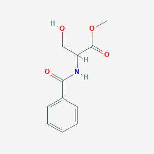 molecular formula C11H13NO4 B4167201 methyl N-benzoylserinate 