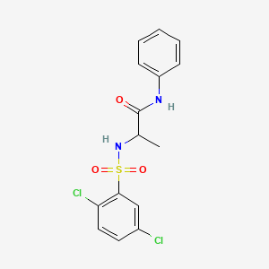 N~2~-[(2,5-dichlorophenyl)sulfonyl]-N~1~-phenylalaninamide