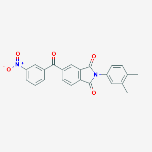 molecular formula C23H16N2O5 B416750 2-(3,4-dimethylphenyl)-5-(3-nitrobenzoyl)-1H-isoindole-1,3(2H)-dione 